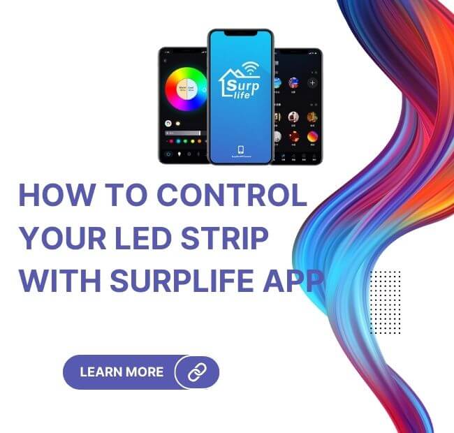 How to control your LED strip with Surplife APP