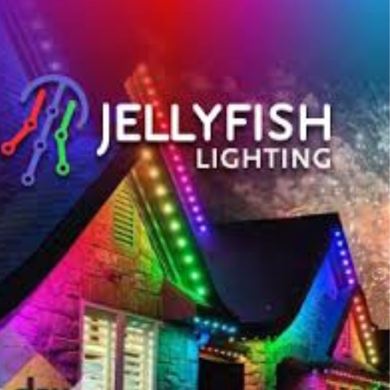 Jellyfish Permanent Holiday Outdoor Lighting