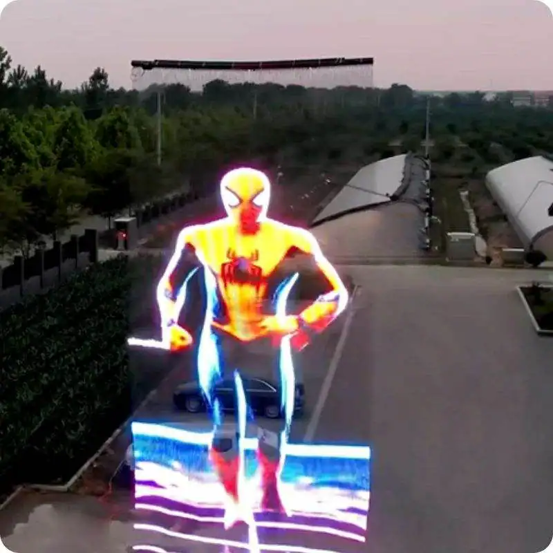 flying drone light show led mesh screen
